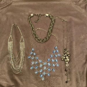 4 Necklace Set Neiman Marcus Express Charming Charlie